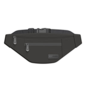 AC Infinity Smell Proof Belt Bag |  Black |  with 900D Nylon Fabric and Carbon Filter Lining - CannaFull Spectrum Solutions