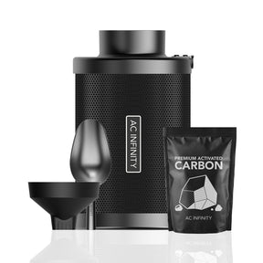 AC Infinity Refillable Carbon Filter Kit |  with Charcoal Refill |  4-Inch - CannaFull Spectrum Solutions