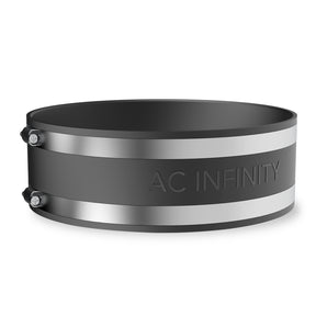AC Infinity Noise Reduction Clamp |  Duct Coupler with Stainless Steel Clamps |  8-Inch - CannaFull Spectrum Solutions