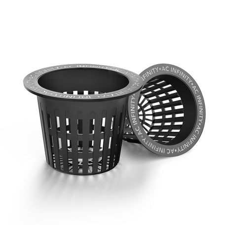 AC Infinity Mesh Net Cups |  Slotted Pots with Wide Lips |  3-Inch |  25-Pack - CannaFull Spectrum Solutions