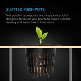 AC Infinity Mesh Net Cups |  Slotted Pots with Wide Lips |  3-Inch |  25-Pack - CannaFull Spectrum Solutions