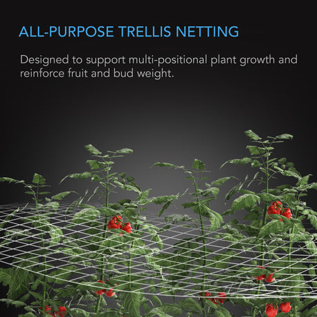 AC Infinity Polyester Plant Trellis Netting |  5x15' - CannaFull Spectrum Solutions