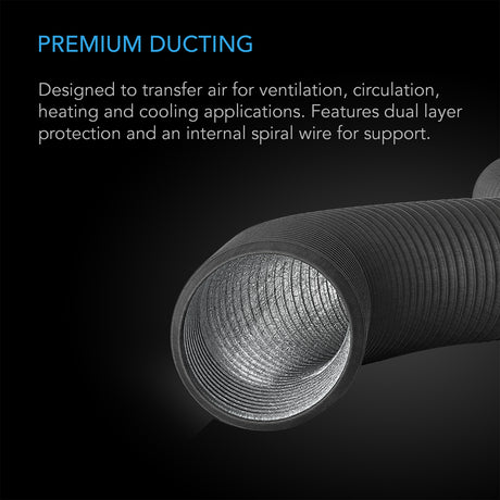 AC Infinity Flexible Four-Layer Ducting |  25-Ft Long |  6-Inch - CannaFull Spectrum Solutions