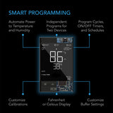 AC Infinity  CONTROLLER 79 |  Smart Outlet Controller |  Temperature |  Humidity |  Schedule Programs for Two Devices |  Data App |  Bluetooth - CannaFull Spectrum Solutions
