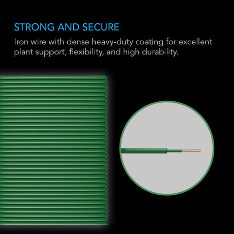 AC Infinity Heavy-Duty Twist Ties |  Thin Rubberized Texture |  10m - CannaFull Spectrum Solutions
