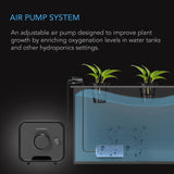 AC Infinity Hydroponics Air Pump |  One-Outlet Pumping Kit |  24 GPH (1.5 L/M) - CannaFull Spectrum Solutions