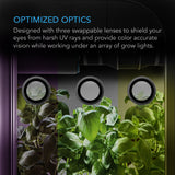 AC Infinity Grow Room Glasses |  with 3 Color Corrective Lenses - CannaFull Spectrum Solutions