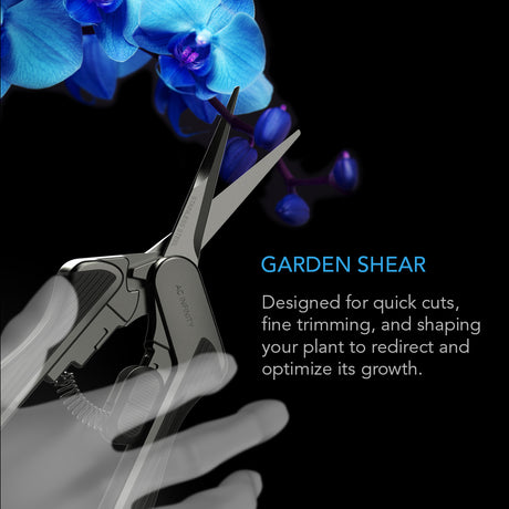 AC Infinity Stainless Steel Pruning Shear |  Ergonomic Lightweight |  6.6” Straight Blades - CannaFull Spectrum Solutions
