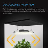 AC Infinity Black and White Panda Film |  Waterproof Reflective Sheet |  10 x 50 ft. - CannaFull Spectrum Solutions