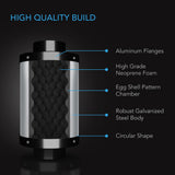AC Infinity Inline Duct Silencer |  8-Inch - CannaFull Spectrum Solutions