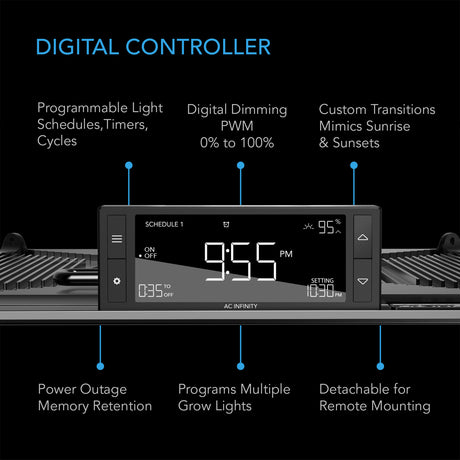 AC Infinity IONGRID T24 | Full Spectrum LED Grow Light 260W | Samsung LM301H | 2x4 Ft. Coverage AC Infinity