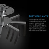 AC Infinity Bud Bowl Trimmer |  Twist Spin Cut with Clear Visibility Dome |  16-Inch - CannaFull Spectrum Solutions