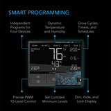 AC Infinity CONTROLLER 69 |  Independent Programs for Four Devices |  Dynamic Temperature |  Humidity |  Scheduling |  Cycles |  Levels Control |  Data App |  Bluetooth - CannaFull Spectrum Solutions