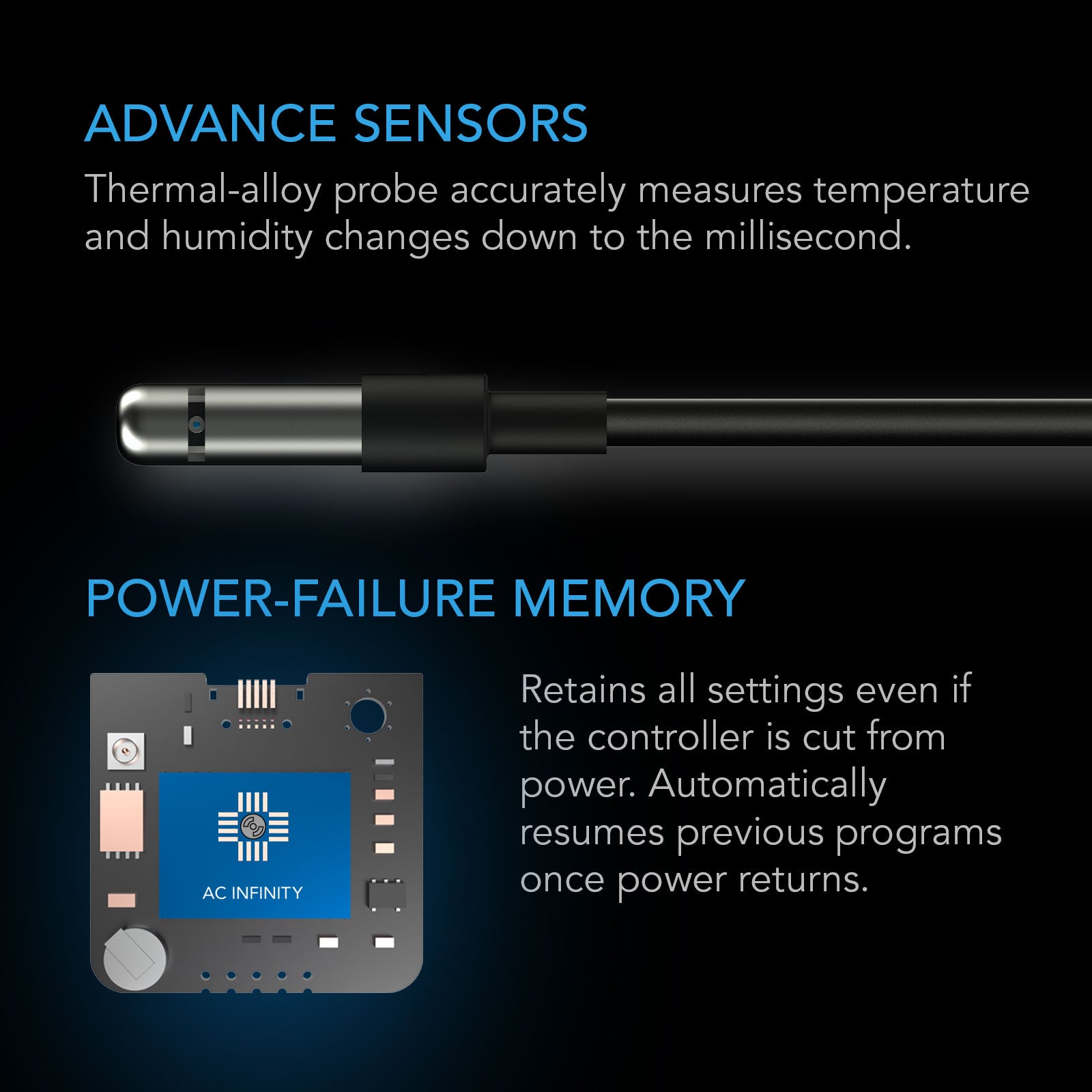 AC Infinity CONTROLLER 67 |  Temperature and Humidity Fan Controller |  with Scheduling |  Cycles |  Dynamic Speed |  Data App - CannaFull Spectrum Solutions