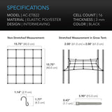 AC Infinity Grow Tent Trellis Netting |  Flexible Elastic Cords |  2x2’ - CannaFull Spectrum Solutions