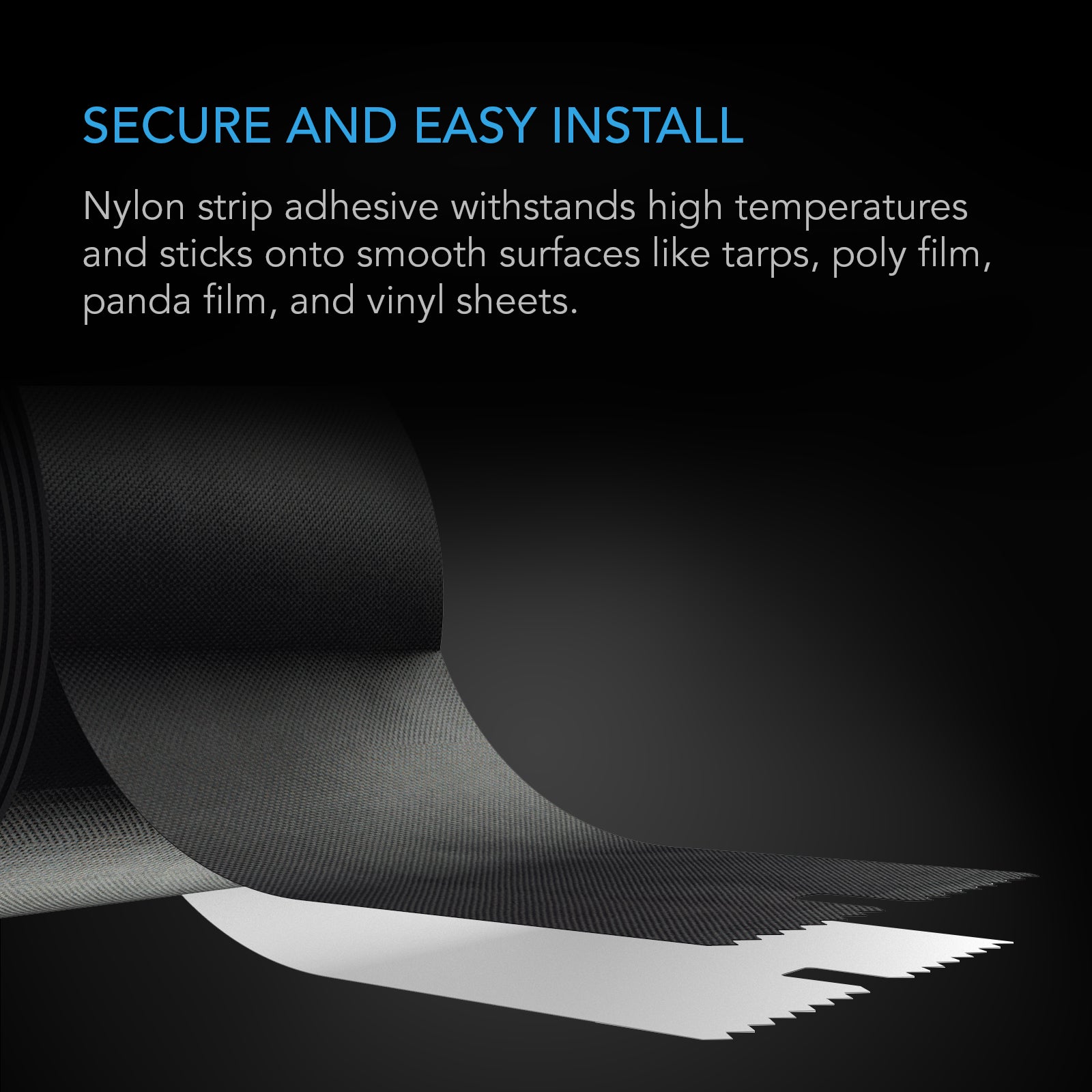 AC Infinity Peel and Stick Zipper |  7 ft. x 3 in. Double Sided |  1-Pack - CannaFull Spectrum Solutions
