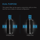 AC Infinity Duct Carbon Filter XL |  Australian Charcoal |  Extra Large |  6-Inch - CannaFull Spectrum Solutions