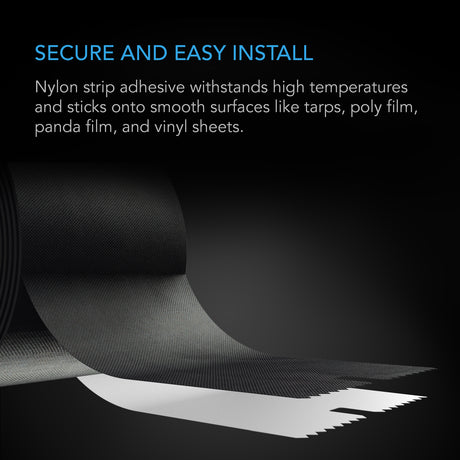 AC Infinity Peel and Stick Zipper |  7 ft. x 3 in. Double Sided |  2-Pack - CannaFull Spectrum Solutions