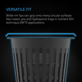 AC Infinity Mesh Net Cups |  Slotted Pots with Wide Lips |  2-Inch |  50-Pack - CannaFull Spectrum Solutions
