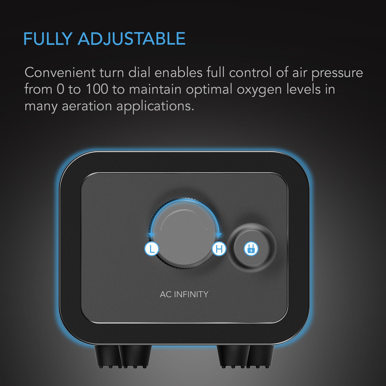 AC Infinity Hydroponics Air Pump |  Two-Outlet Pumping Kit |  45 GPH (2.8 L/M) - CannaFull Spectrum Solutions