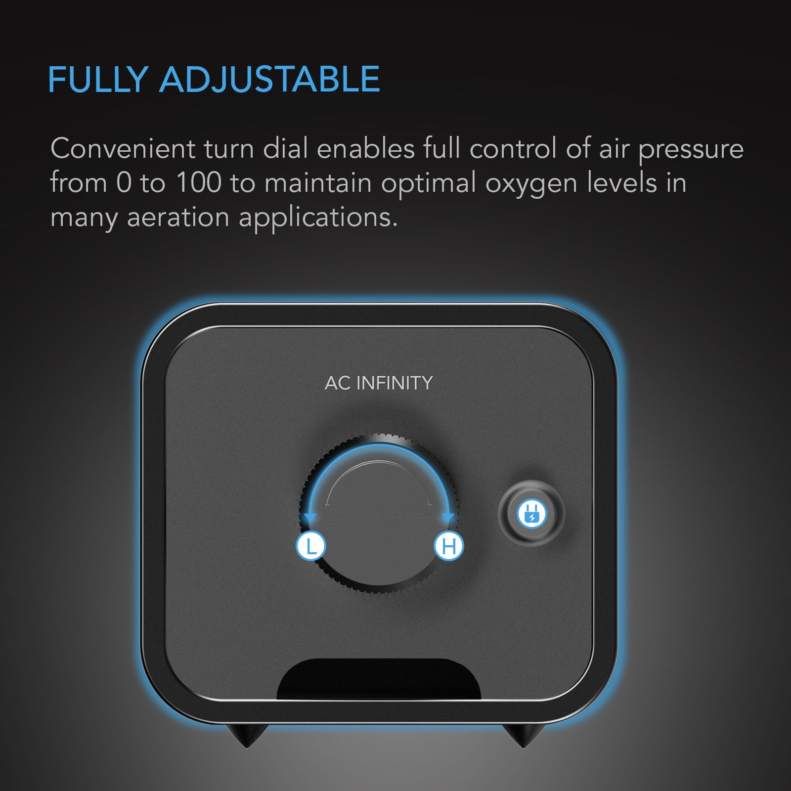 AC Infinity Hydroponics Air Pump |  One-Outlet Pumping Kit |  24 GPH (1.5 L/M) - CannaFull Spectrum Solutions