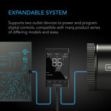 AC Infinity  CONTROLLER 79 |  Smart Outlet Controller |  Temperature |  Humidity |  Schedule Programs for Two Devices |  Data App |  Bluetooth - CannaFull Spectrum Solutions