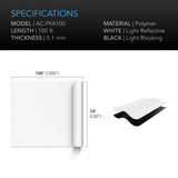 AC Infinity Black and White Panda Film |  Waterproof Reflective Sheet |  10 x 100 ft. - CannaFull Spectrum Solutions
