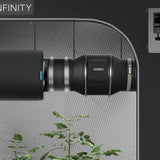 AC Infinity Noise Reduction Clamp |  Duct Coupler with Stainless Steel Clamps |  8-Inch - CannaFull Spectrum Solutions