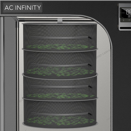 AC Infinity Hanging Herb Drying Rack |  24 in. Diameter |  Four Tiers - CannaFull Spectrum Solutions
