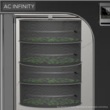 AC Infinity Hanging Herb Drying Rack |  24 in. Diameter |  Eight Tiers - CannaFull Spectrum Solutions
