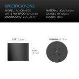 AC Infinity Clone Collars |  Disc Inserts with 8-Spoke Design |  3-Inch |  50-Pack - CannaFull Spectrum Solutions