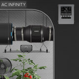 AC Infinity CLOUDLINE PRO T12 |  Quiet Inline Duct Fan System with Temperature Humidity VPD Controller |  12-Inch - CannaFull Spectrum Solutions