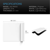 AC Infinity Black and White Panda Film |  Waterproof Reflective Sheet |  10 x 10 ft. - CannaFull Spectrum Solutions