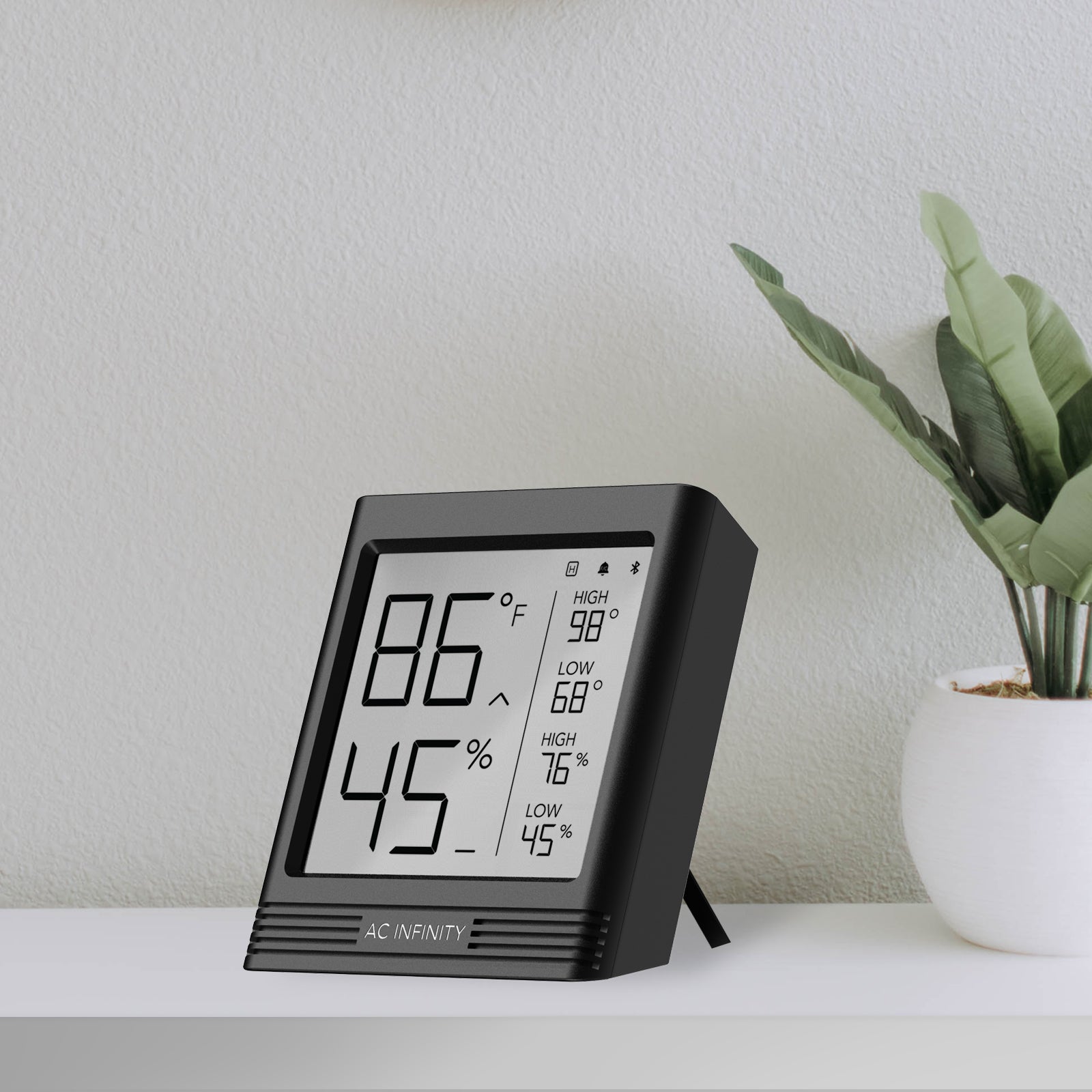 AC Infinity CLOUDCOM B1 |  Smart Thermo-Hygrometer with Data App |  12 ft. Sensor Probe - CannaFull Spectrum Solutions