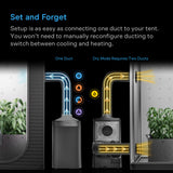 AC Infinity TERRAFORM 12 16000 BTU Portable AC | One-Duct Auto Switching - image 3