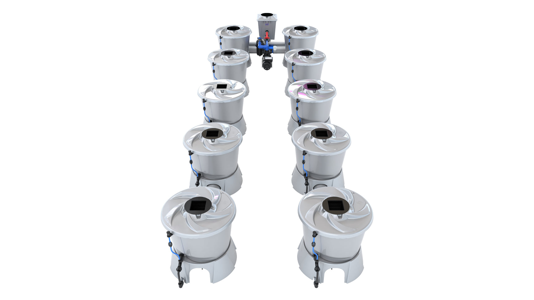 Alien Hydroponics V-SYSTEM 10 Pot Kit - CannaFull Spectrum Solutions