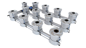 Alien Hydroponics V-SYSTEM 12 Pot 3 Row Kit - CannaFull Spectrum Solutions