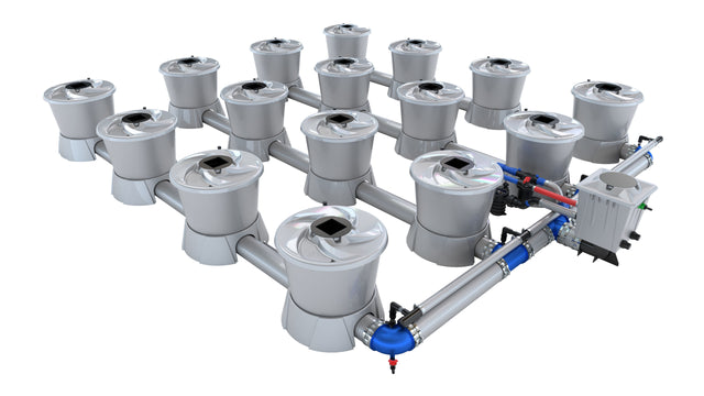 Alien Hydroponics V-SYSTEM 16 Pot Kit - CannaFull Spectrum Solutions