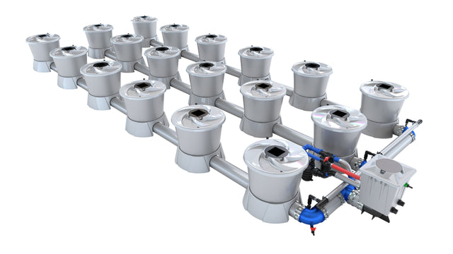 Alien Hydroponics V-SYSTEM 18 Pot Kit - CannaFull Spectrum Solutions