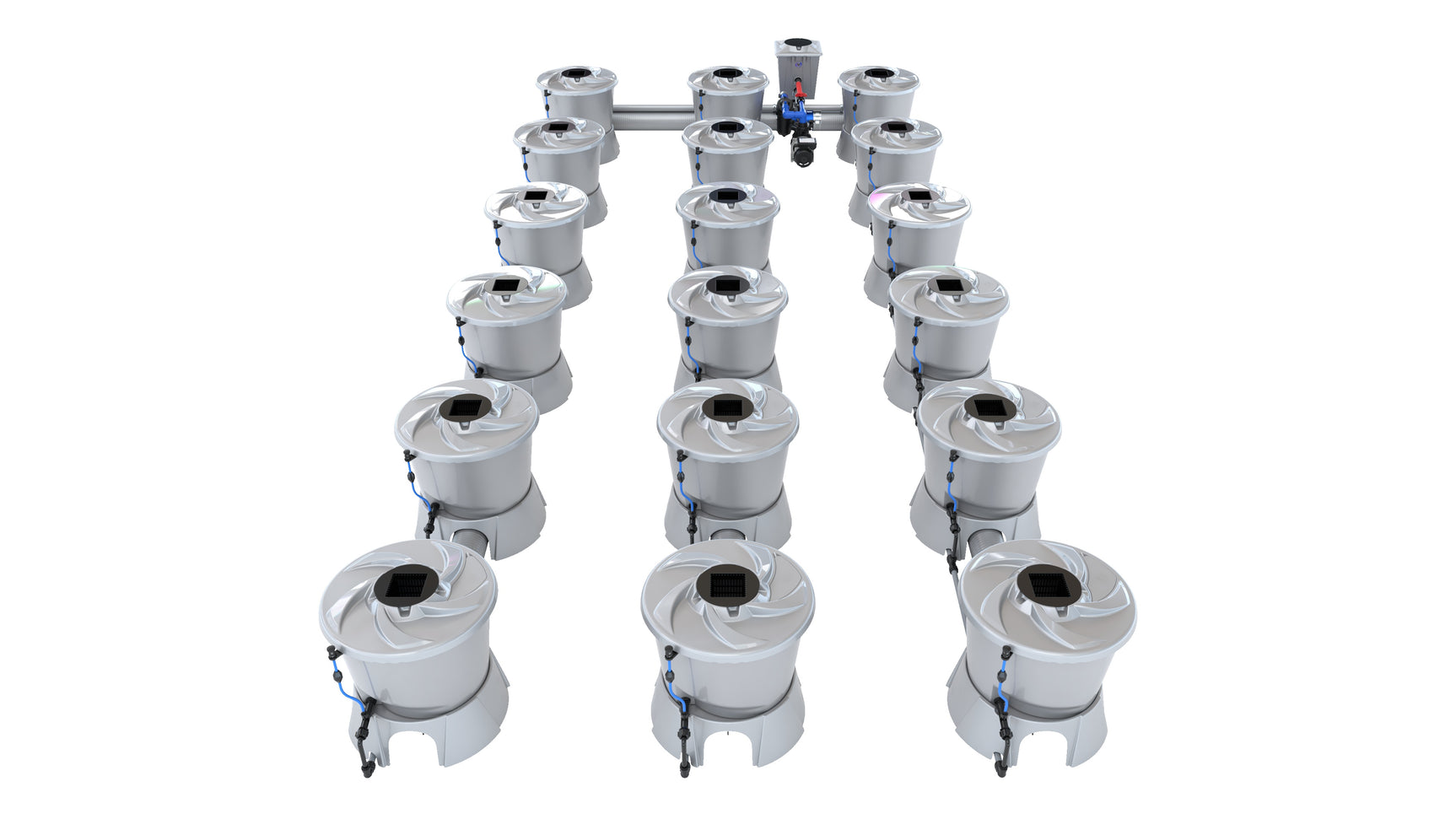 Alien Hydroponics V-SYSTEM 18 Pot Kit - CannaFull Spectrum Solutions