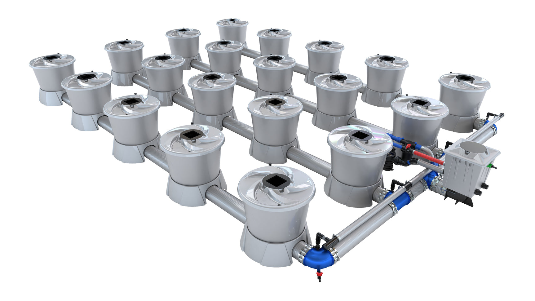 Alien Hydroponics V-SYSTEM 20 Pot Kit - CannaFull Spectrum Solutions
