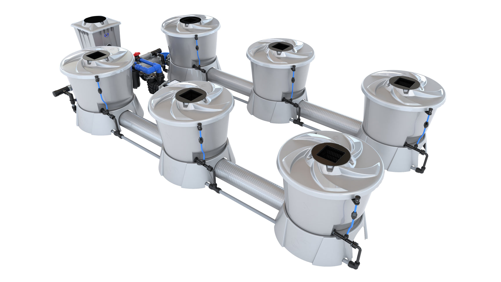 Alien Hydroponics V-SYSTEM 6 Pot Kit - CannaFull Spectrum Solutions