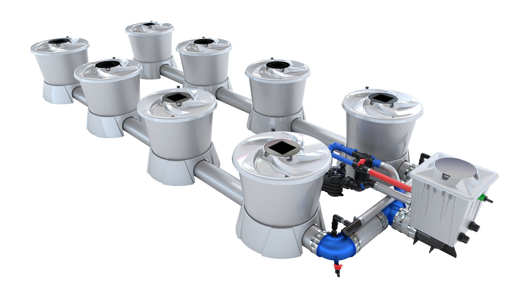 Alien Hydroponics V-SYSTEM 8 Pot Kit - CannaFull Spectrum Solutions