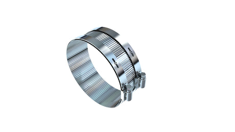 5" Stainless Steel Clamp installed in commercial cultivation facility