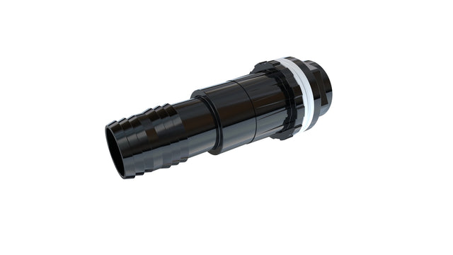 Tank Connector Straight 32mm installed in commercial cultivation facility