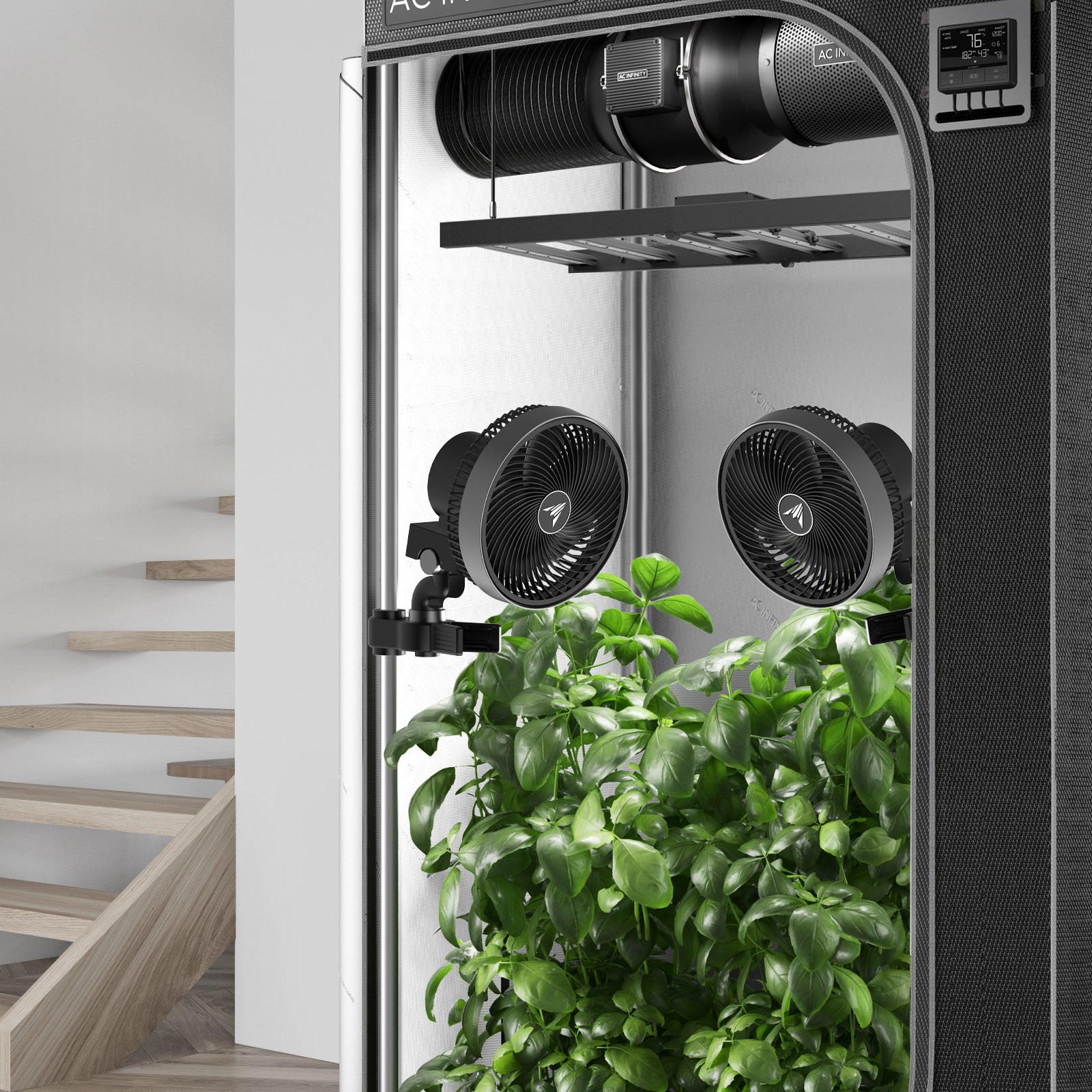 AC Infinity CLOUDRAY S6 2-Pack 6in Clip Fan | 325 CFM, 10 Speeds - image 8