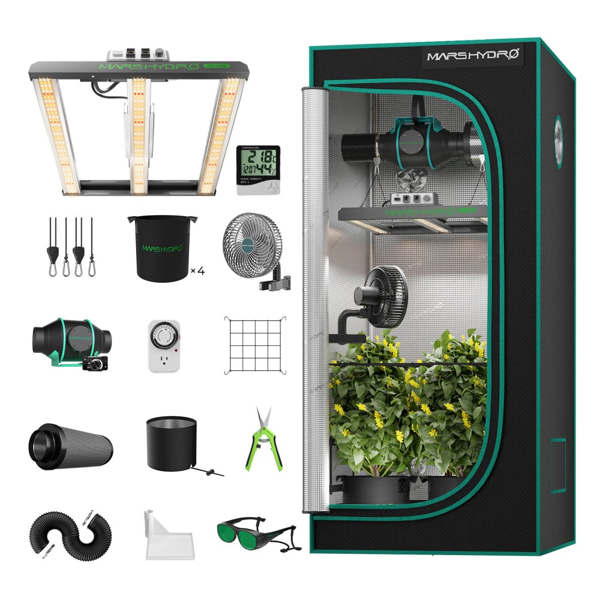 Mars Hydro FC-1500 EVO 150W LED Grow Light | 2.85 μmol/j PPE - image 8