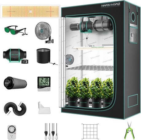 Mars Hydro TSL-2000 Kits 300W 2'x4' Grow Kit | 2.3g/W Yield - image 1